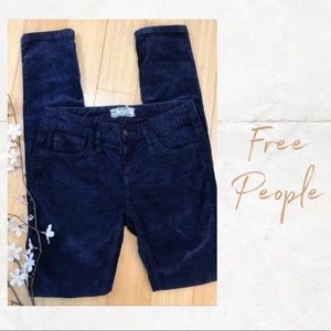 FREE PEOPLE Blue Corduroy Jeans size 26